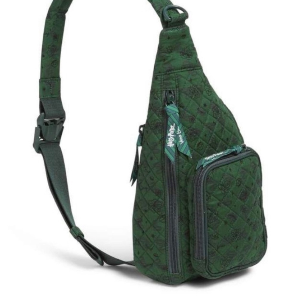 Vera Bradley Harry Potter Slytherin Mini Sling Backpack Bag Purse Green